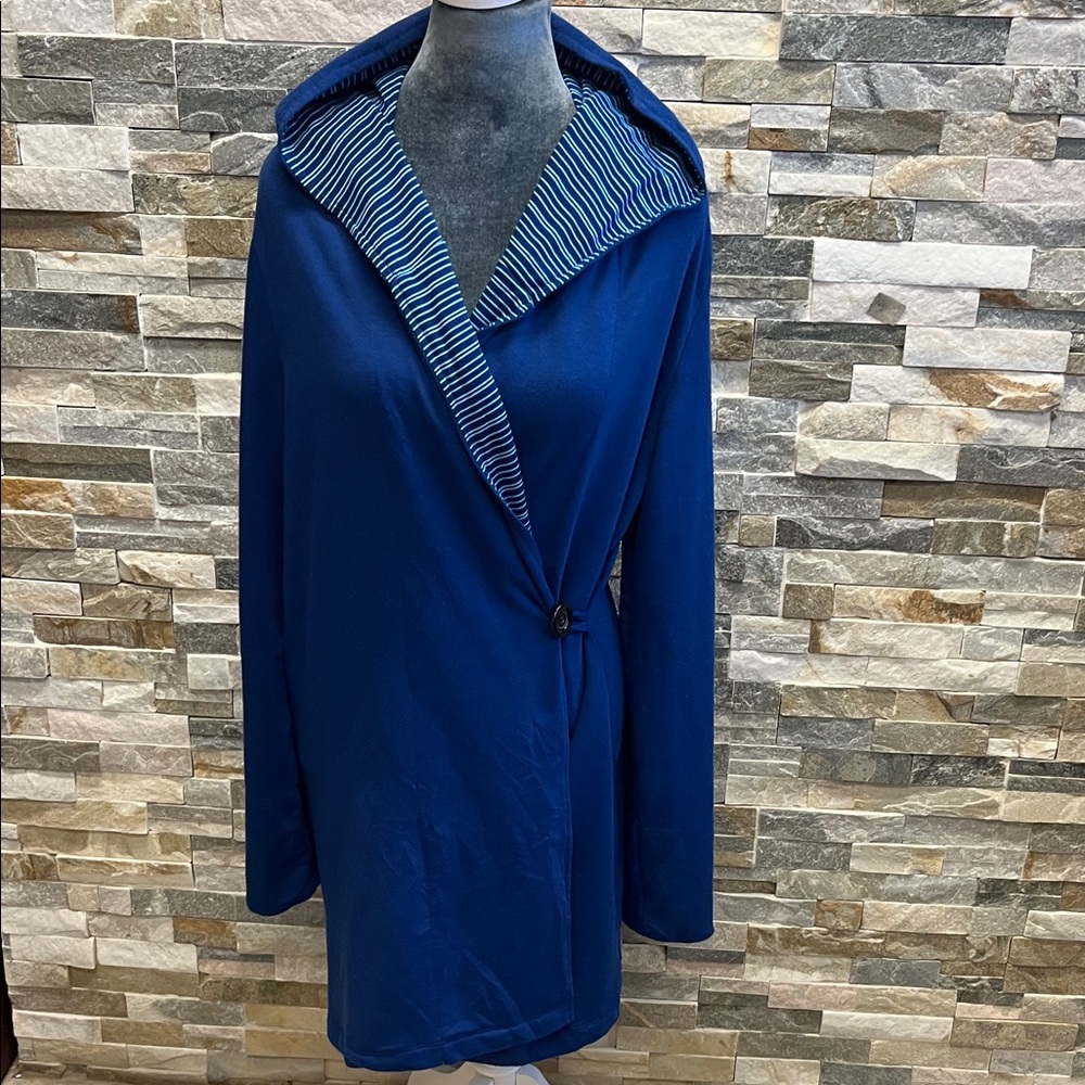 Cynthia Rowley Royal Blue Cape Coat